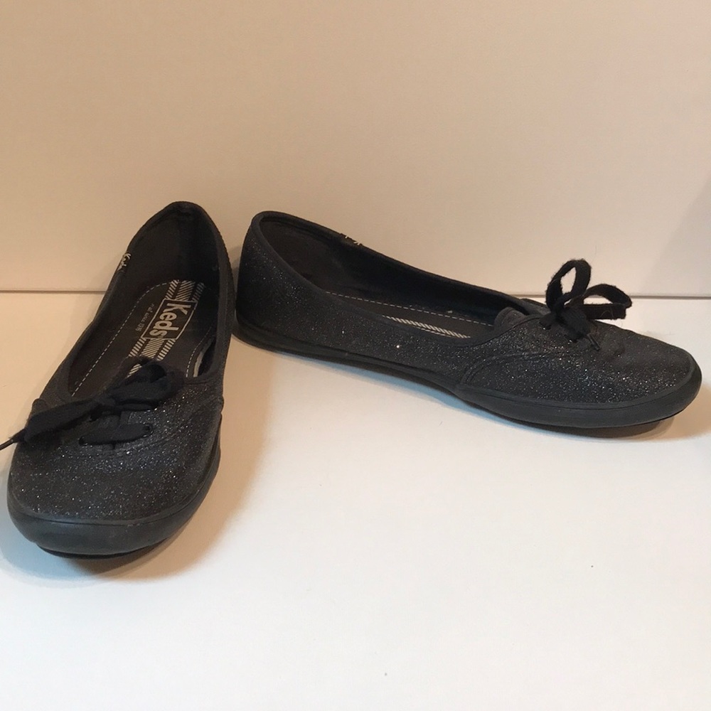 Sparkly keds slip ons